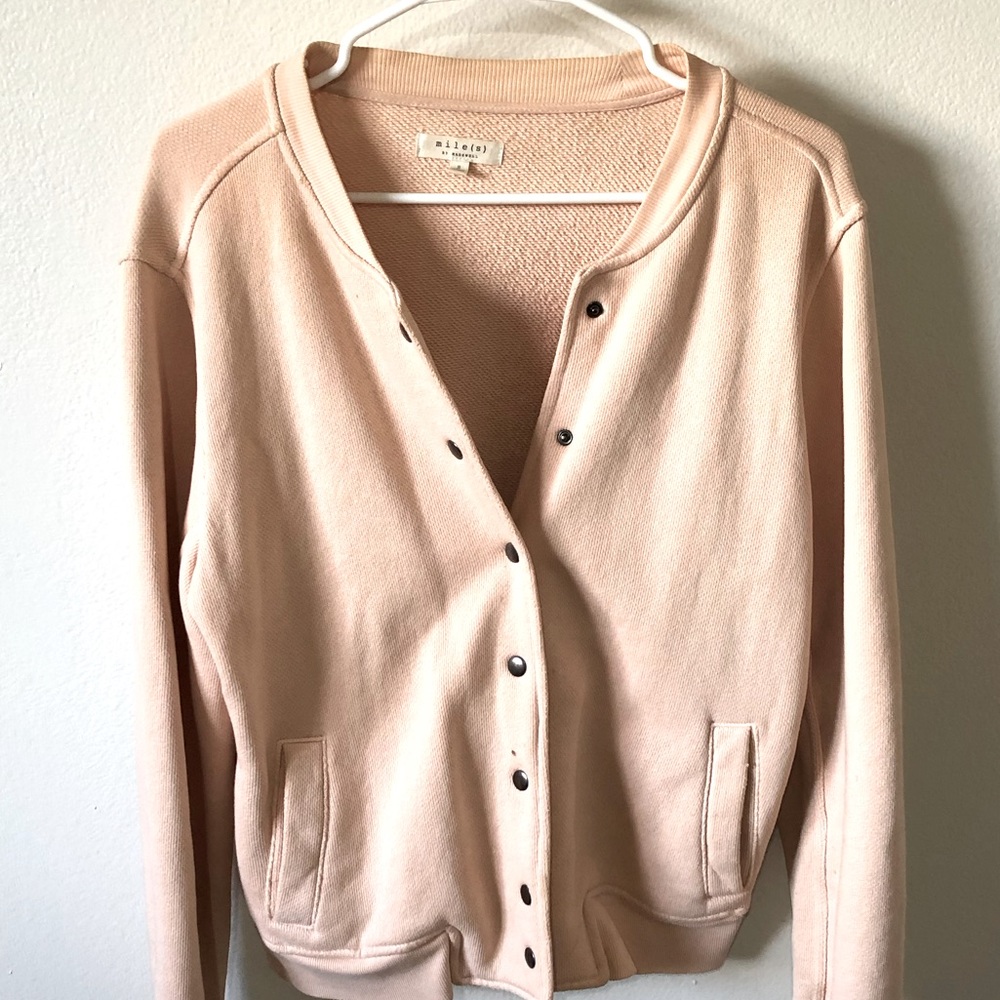 Beautiful peach colored jacket perfect with jeans